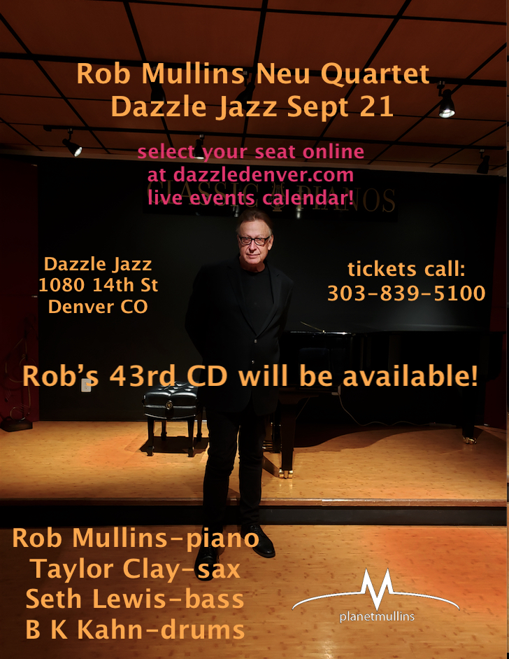 Rob
          Mullins Sept 21, 2024 Live at Dazzle!